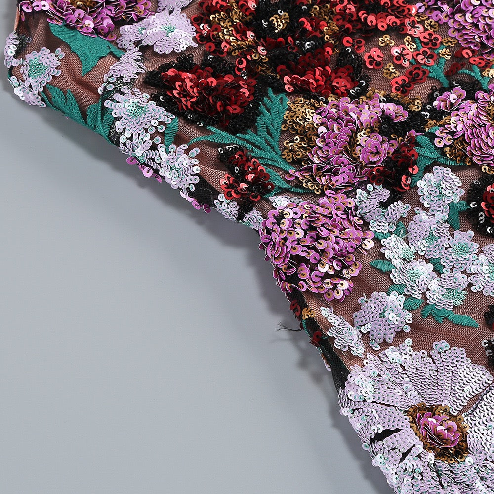 Colorful flowers dress