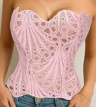 Pink corset