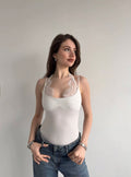 White lace bodysuit