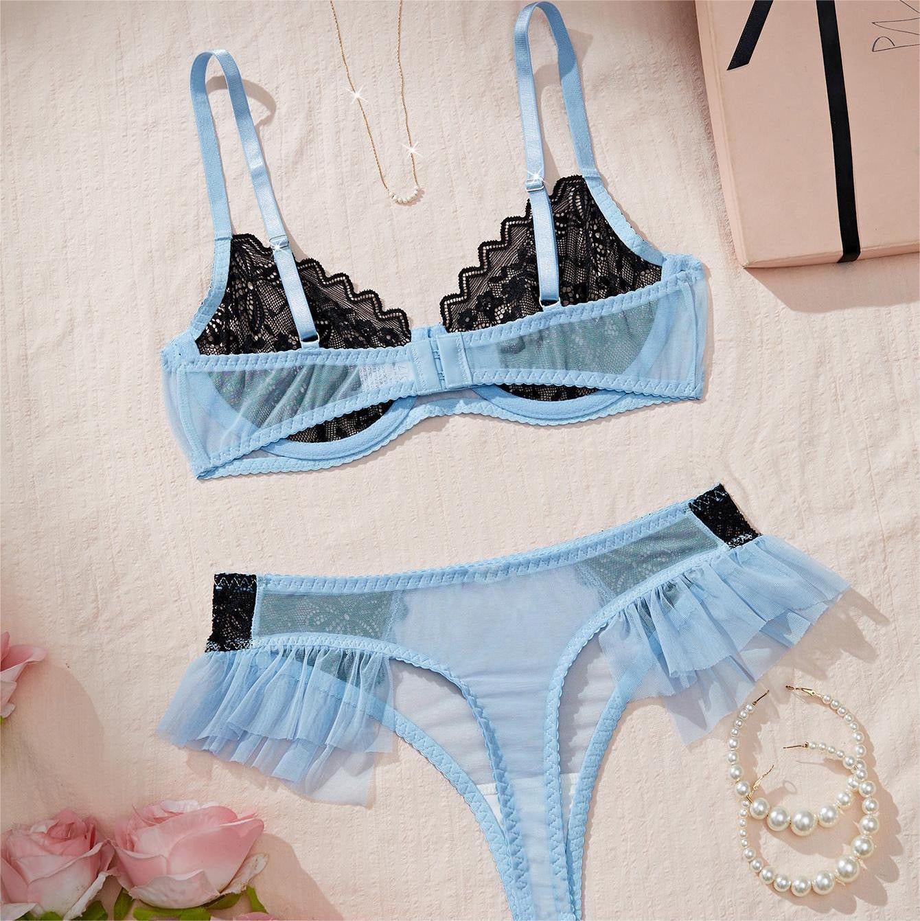 Baby blue sexy set