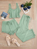 Women pijama 3 pieces set