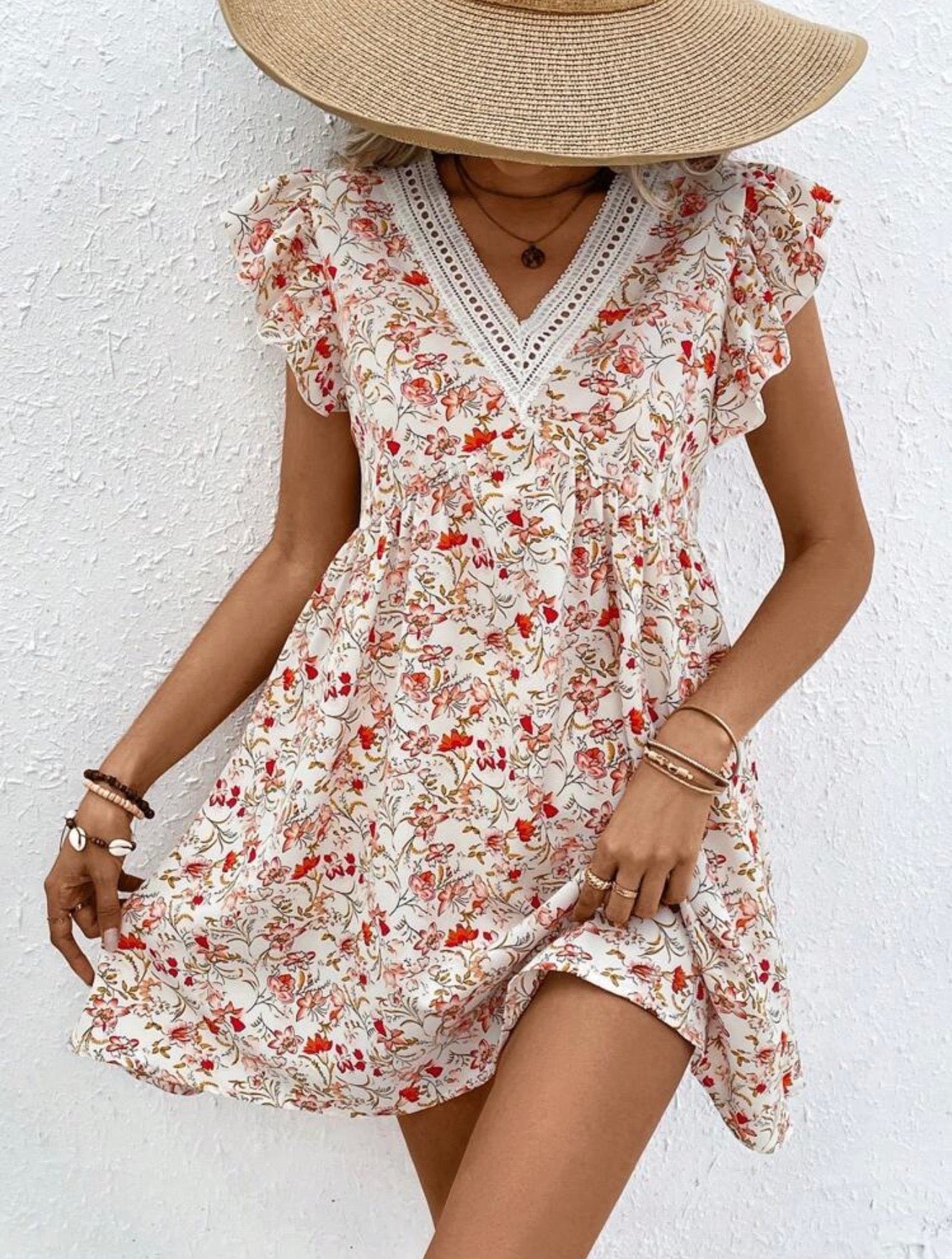 Shein floral dress
