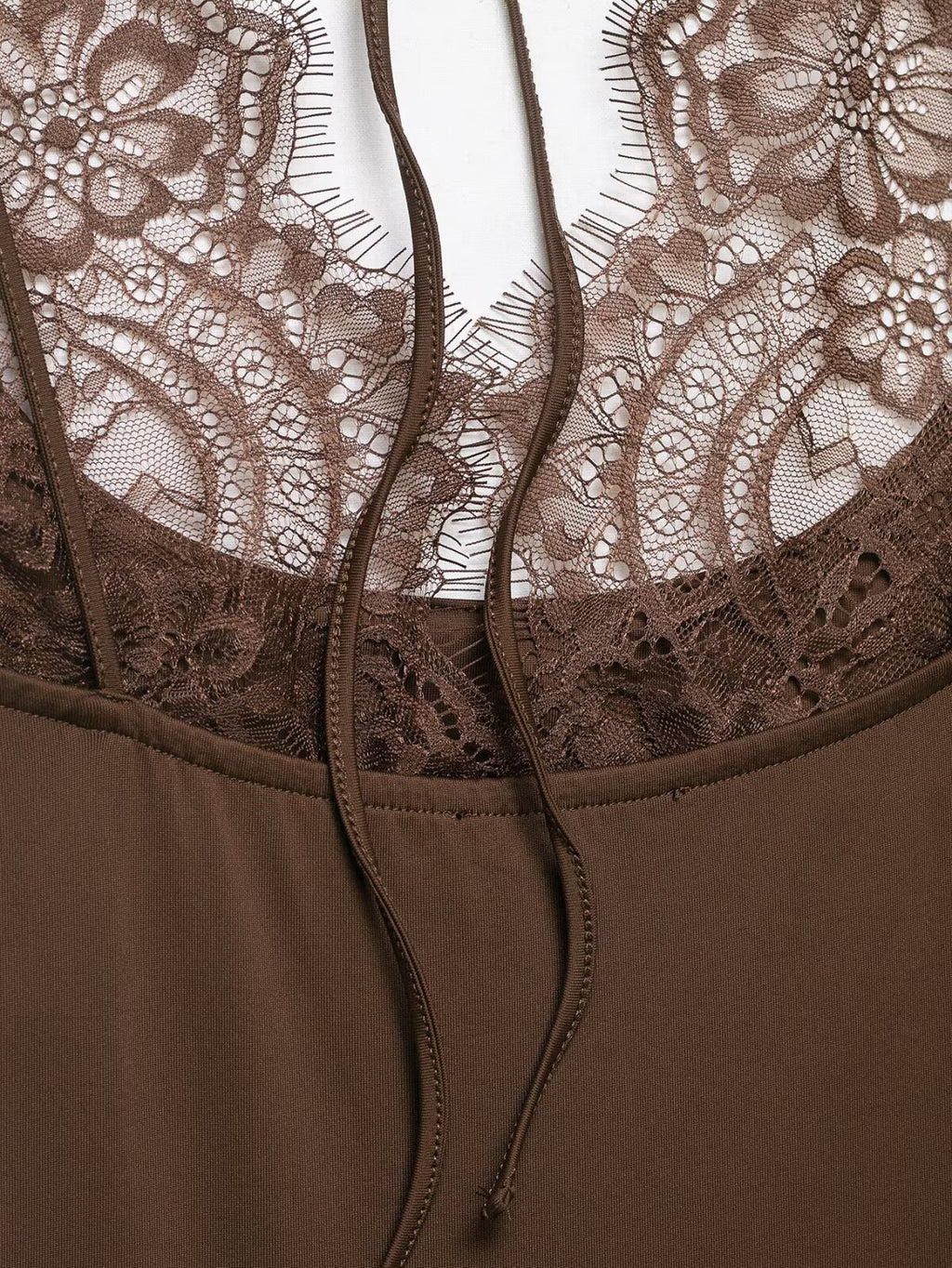White lace bodysuit