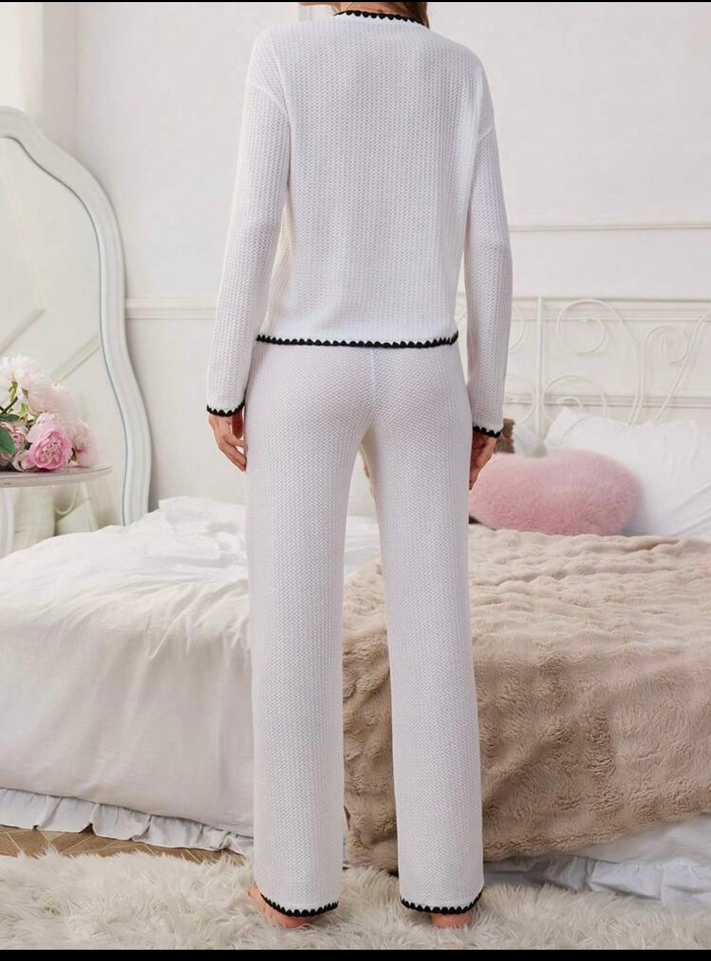 White classic pijama