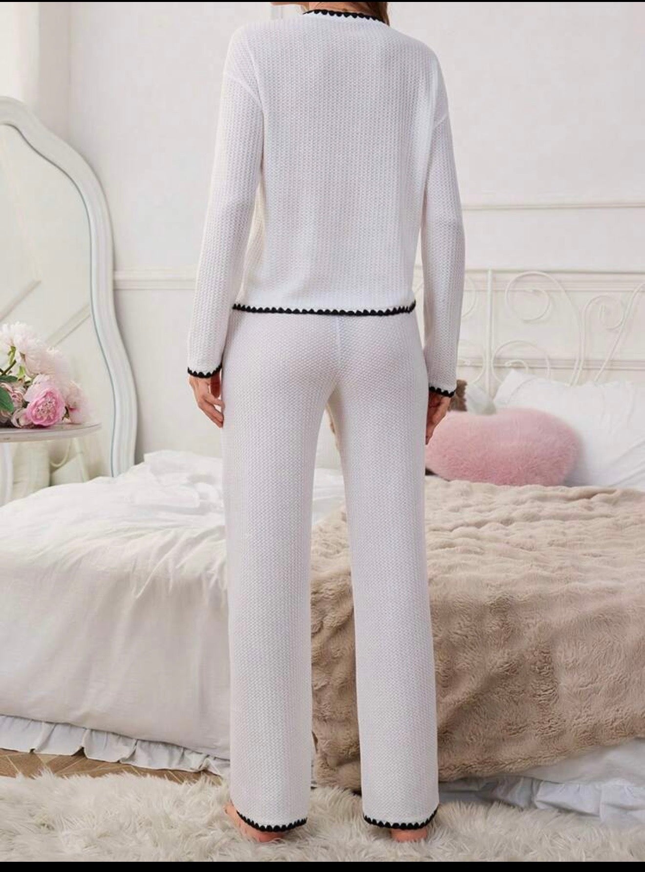 White classic pijama