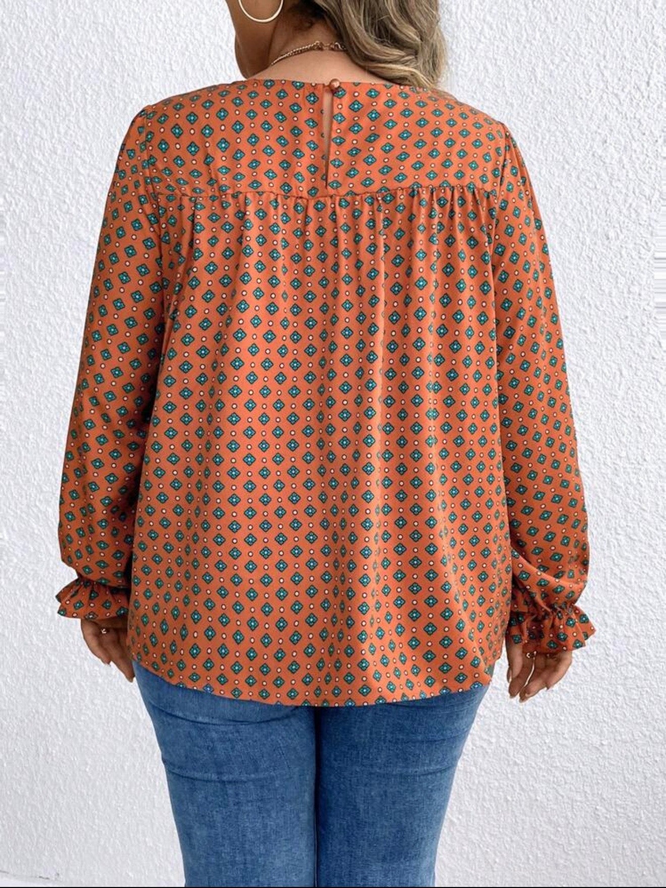 Shein plus size blouse