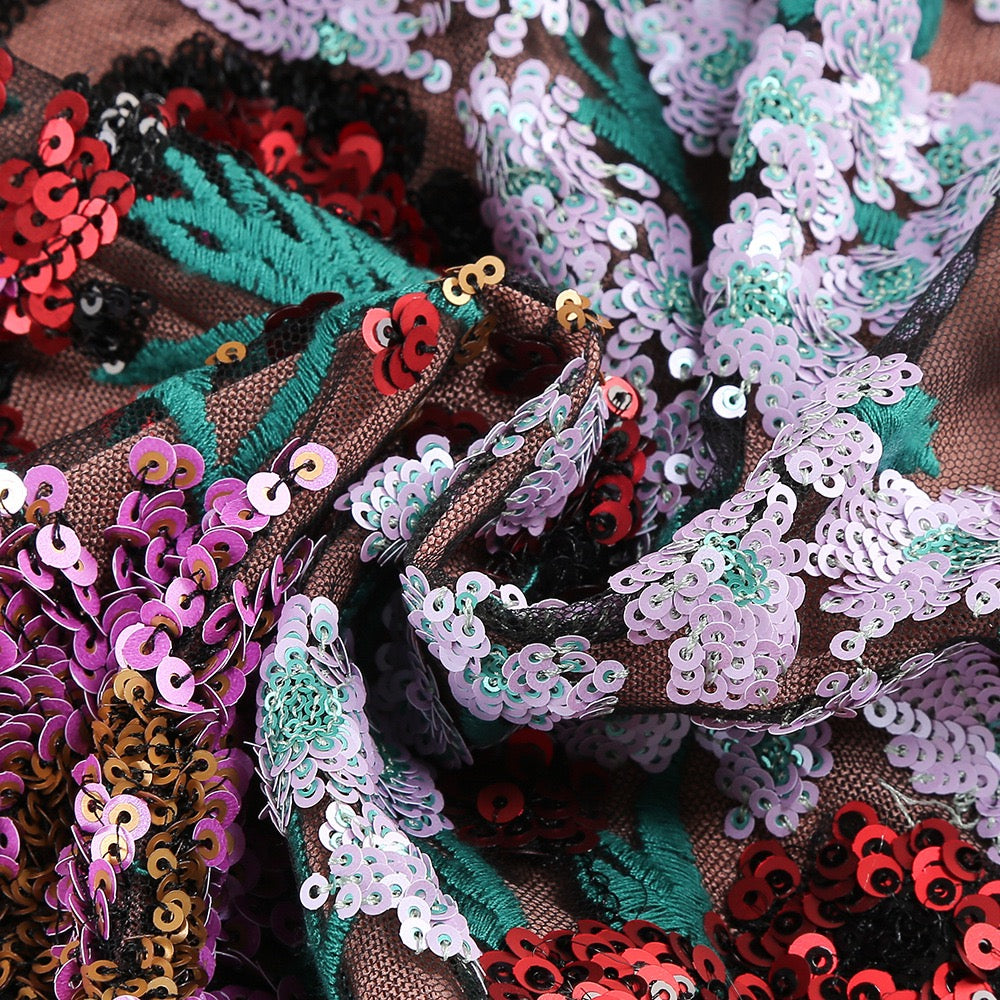 Colorful flowers dress