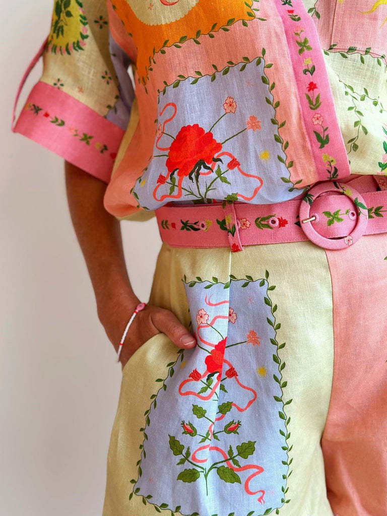 Colorful linen set