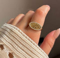 Pink ring انت عمري round