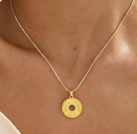 Egyptian coin necklace