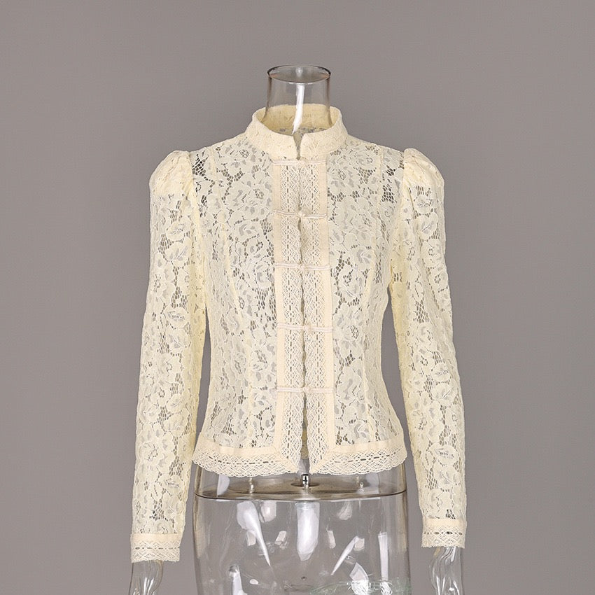 Nablion apricot blouse