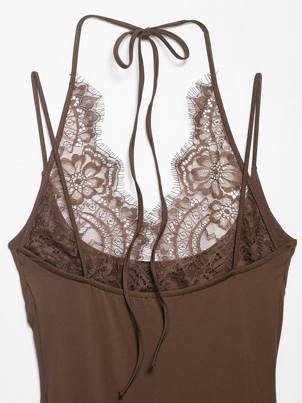 White lace bodysuit