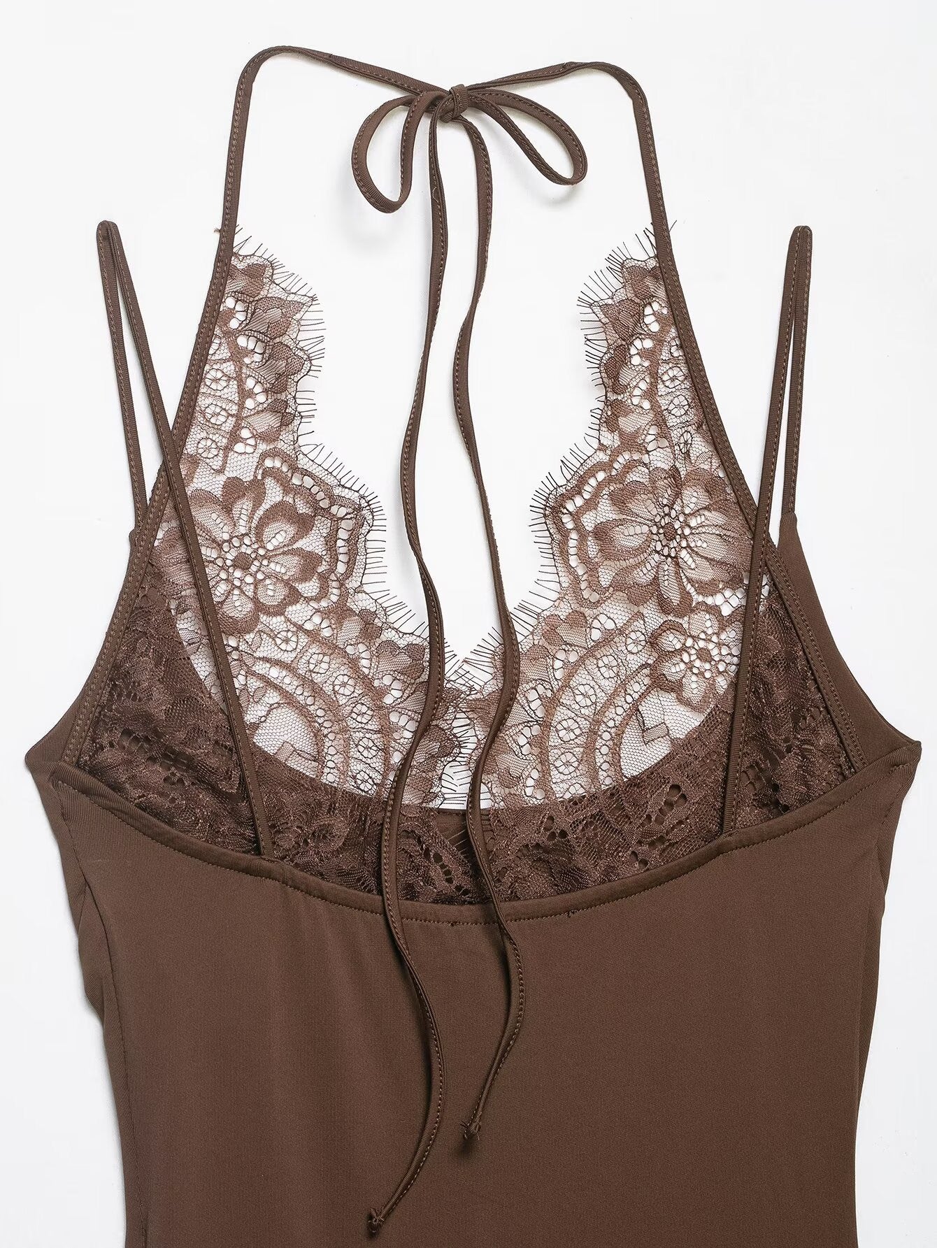 White lace bodysuit
