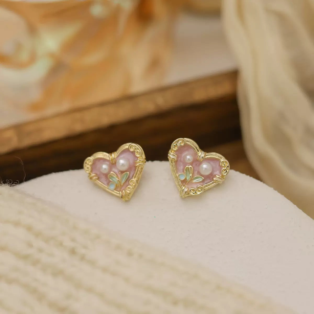 French style vintage earrings