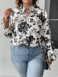 Shein women plus size blouse