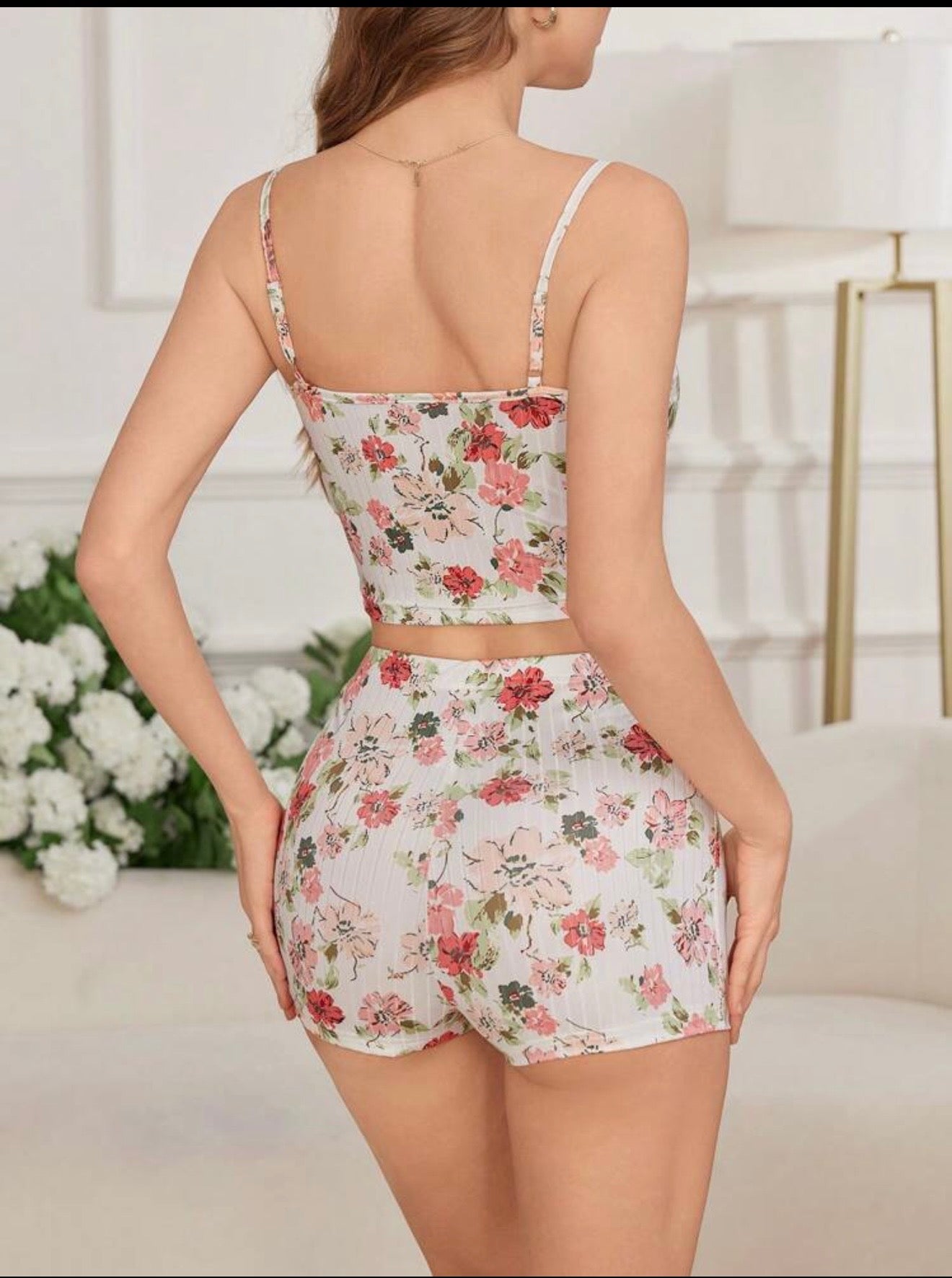 Flowery pijama set