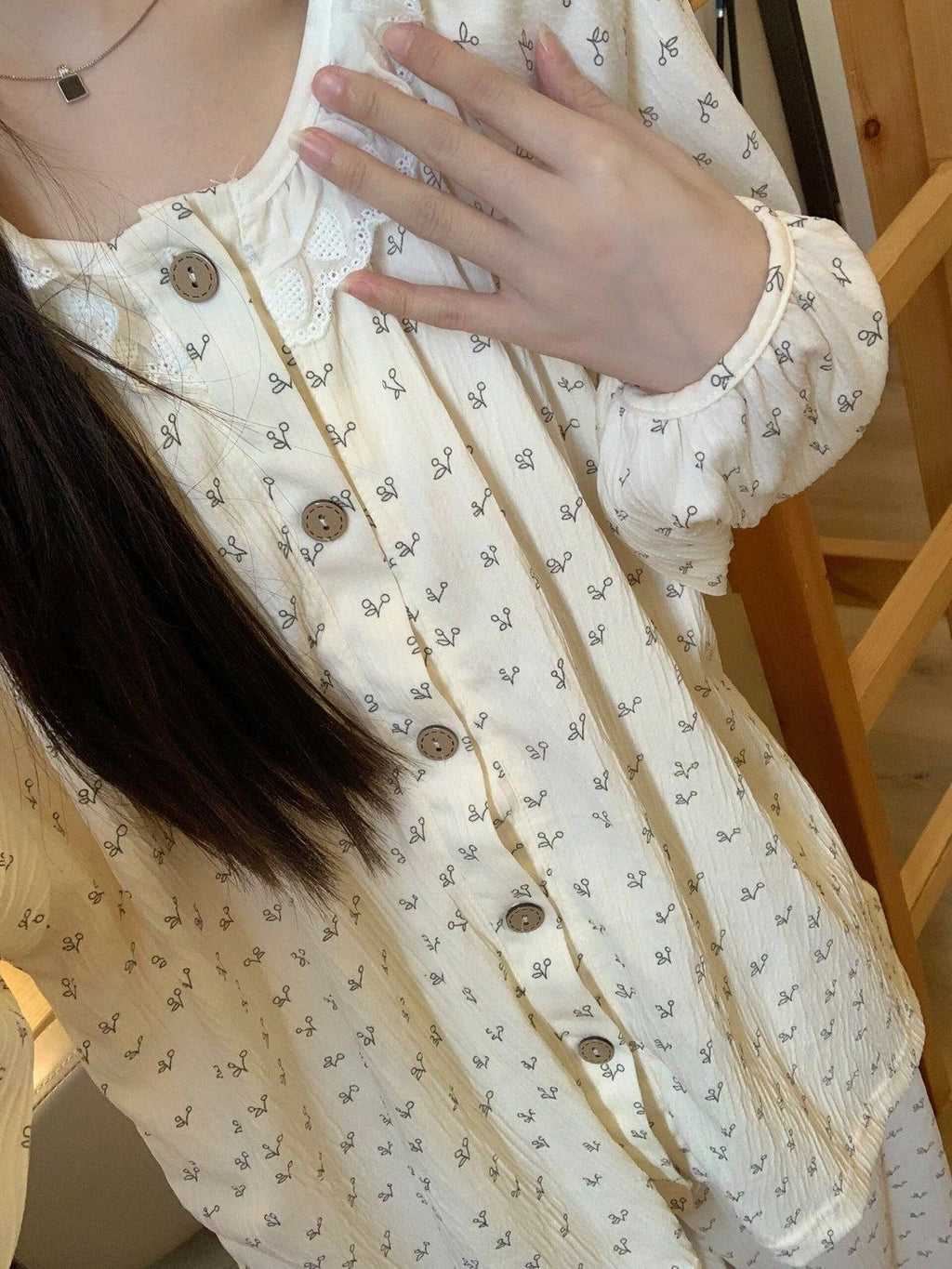 Cloud cotton woman pijama set
