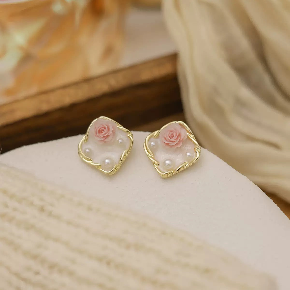 French style vintage earrings