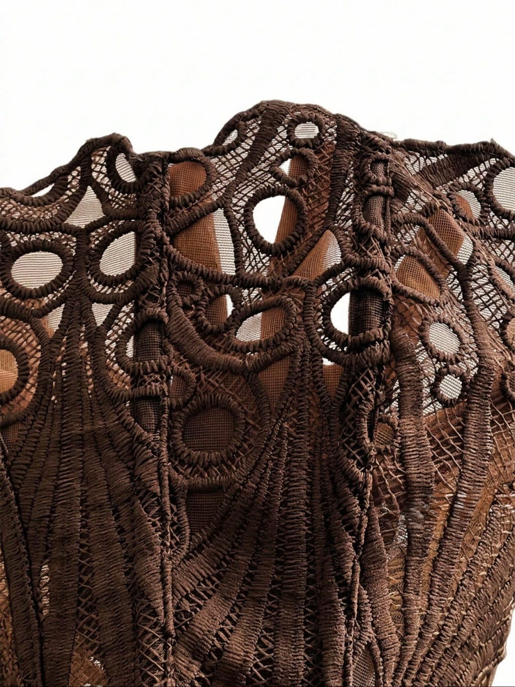 Brown corset