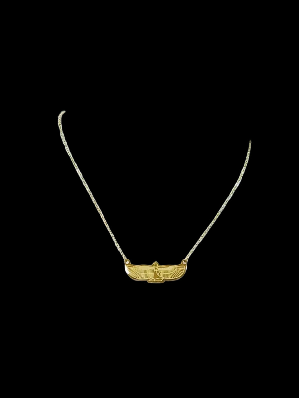Egyptian Winged Isis Necklace
