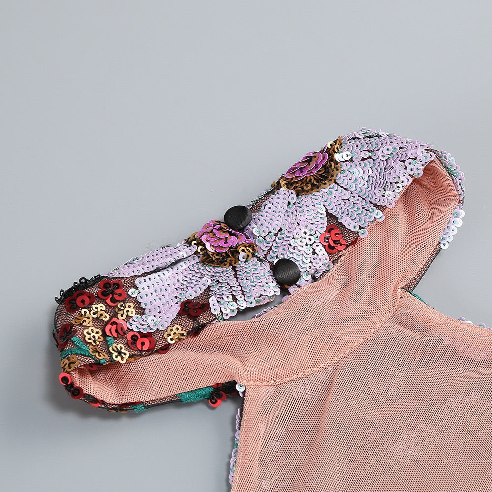 Colorful flowers dress