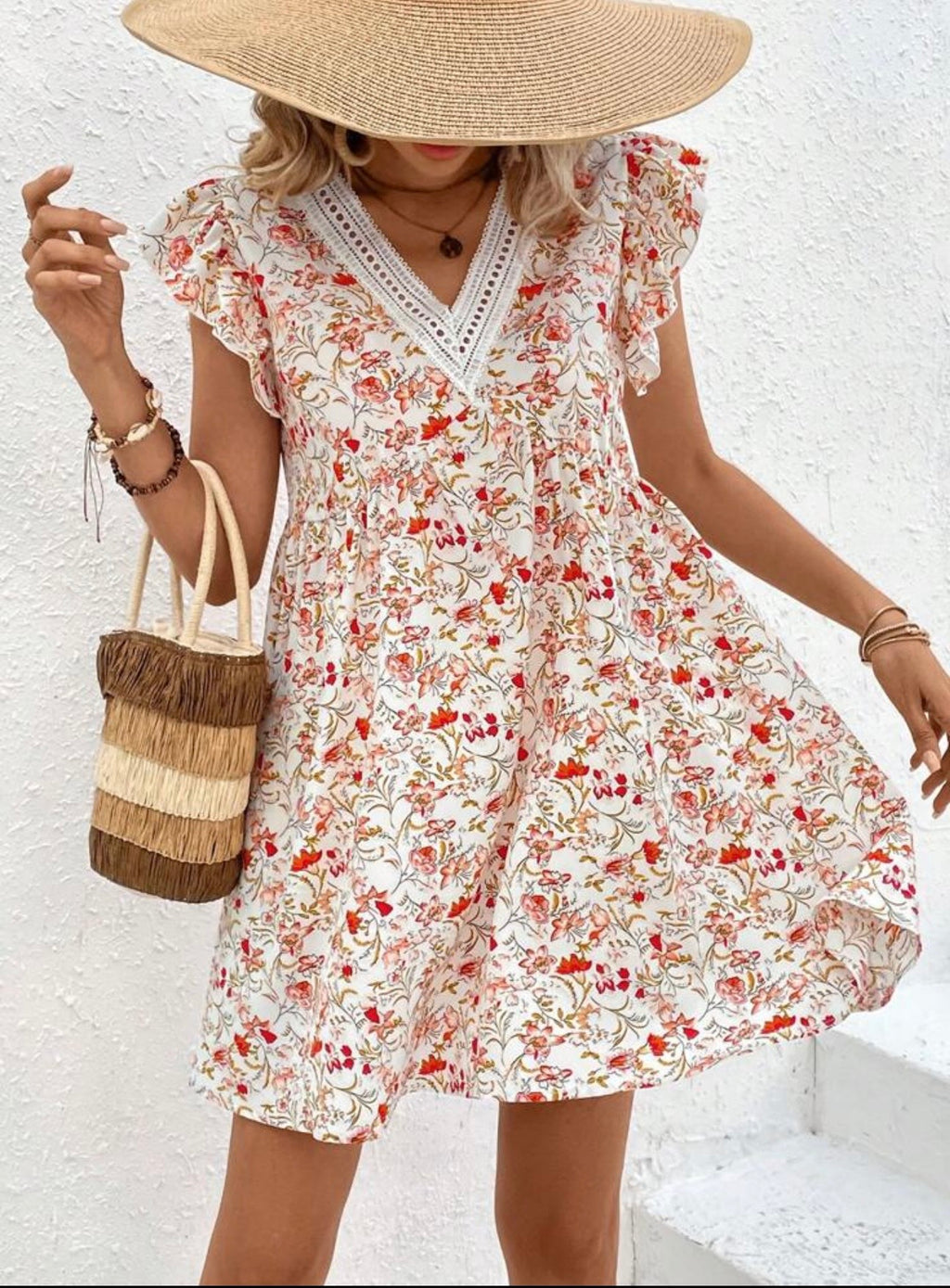 Shein floral dress