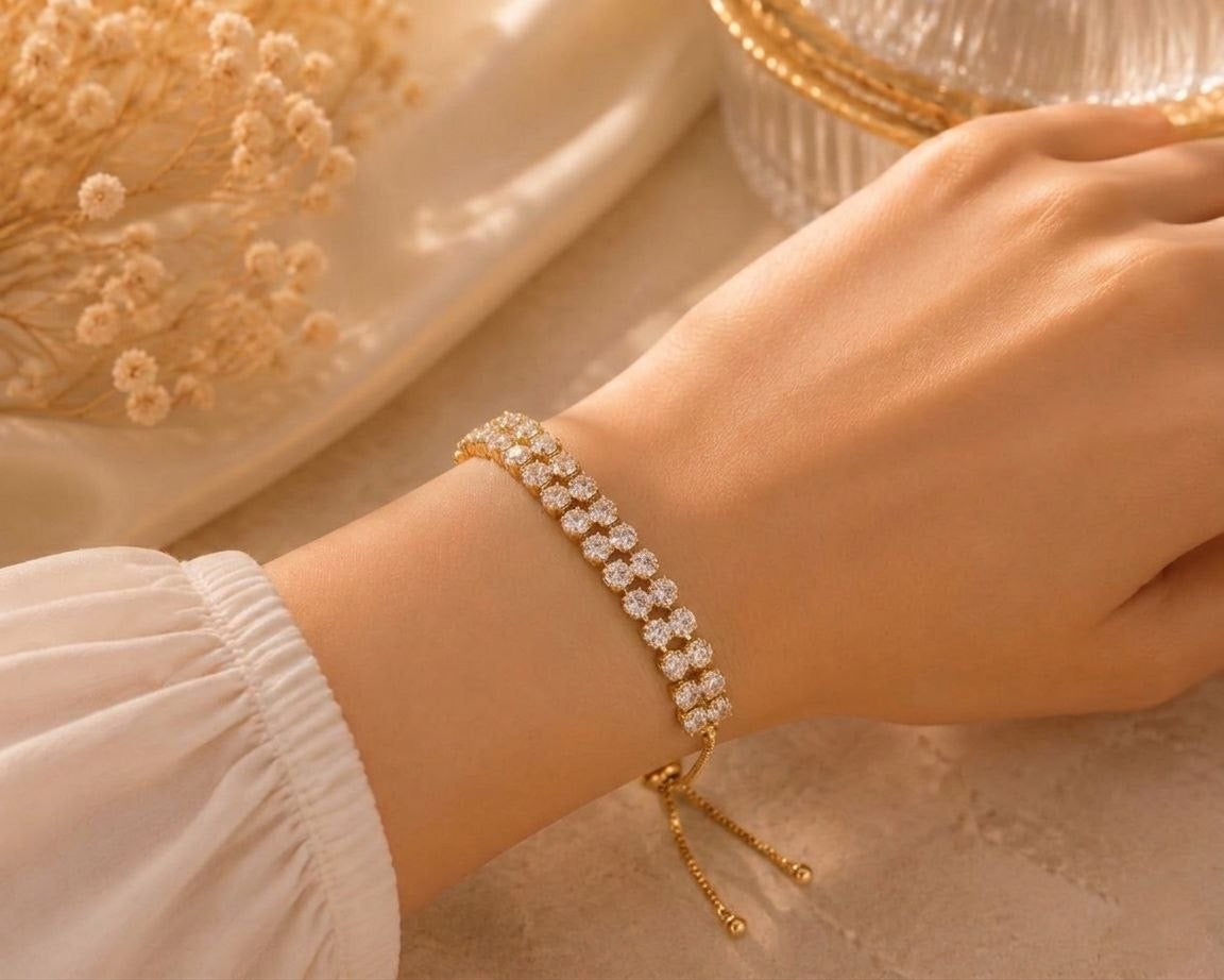 Zircon bracelet