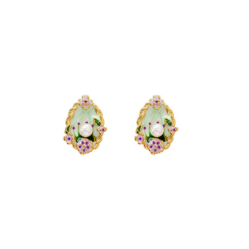 French style vintage earrings
