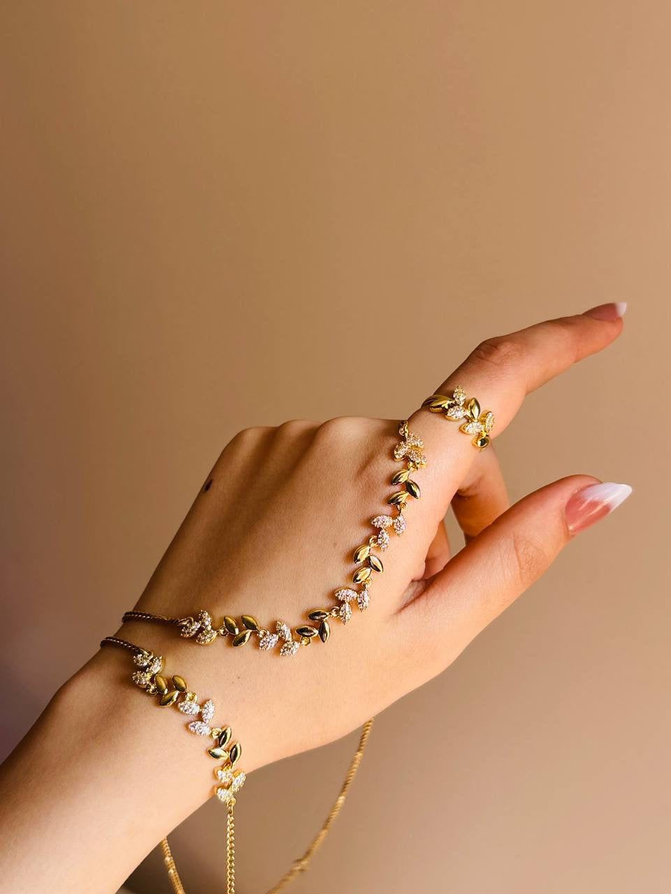 Gold plated set 3 pieces