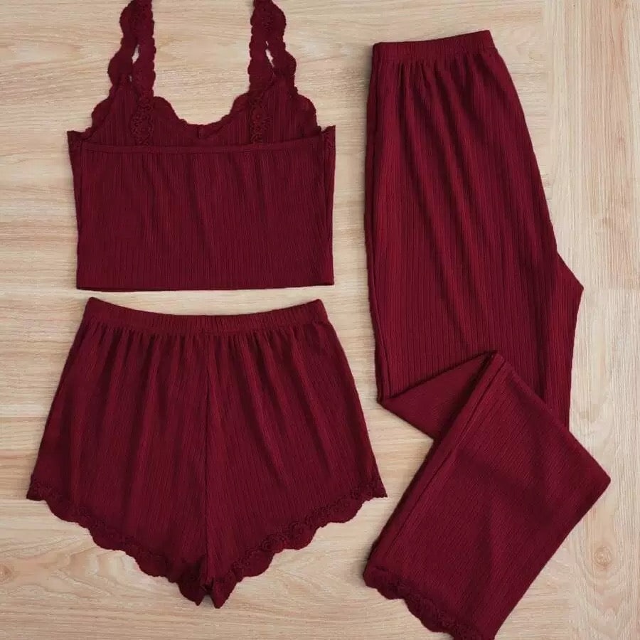 Women pijama 3 pieces set
