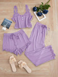 Women pijama 3 pieces set
