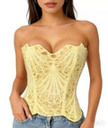 Yellow corset