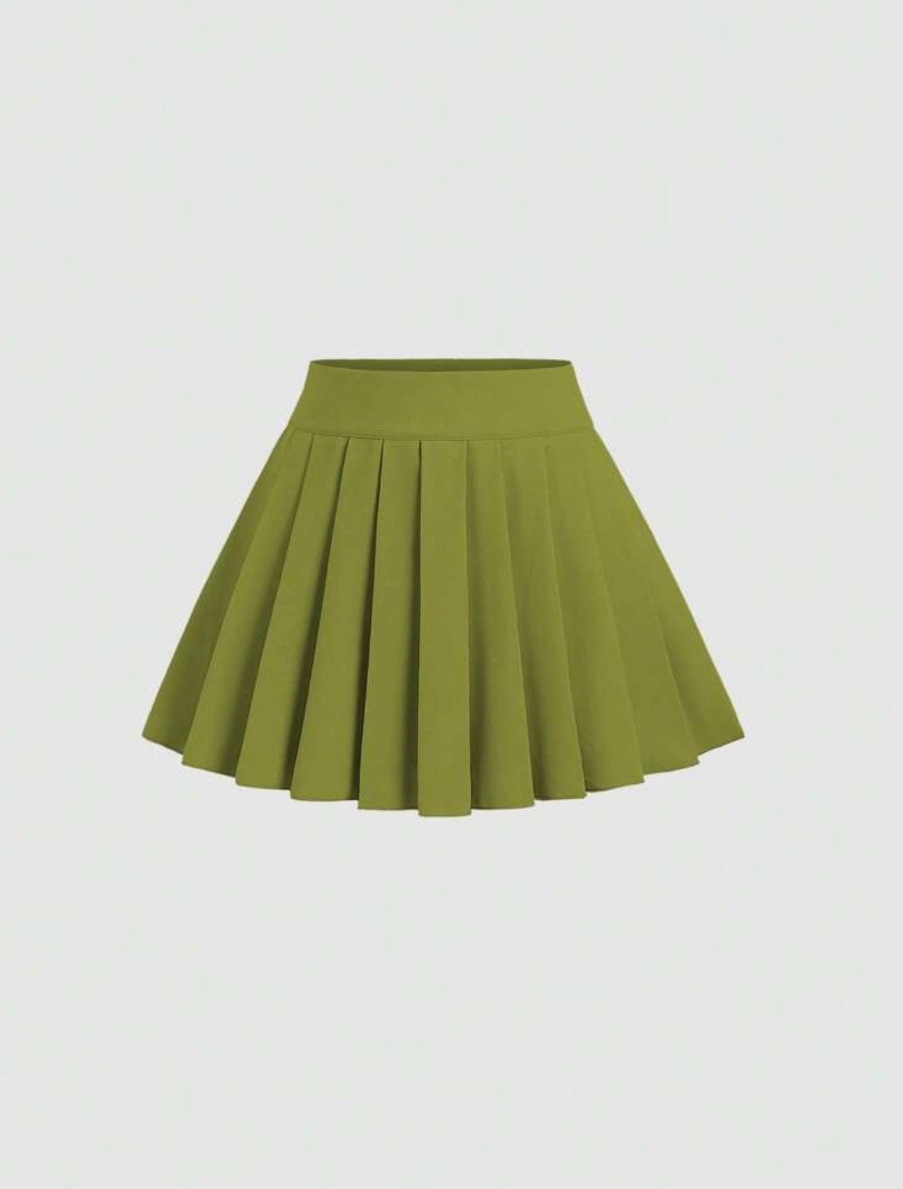 Woman green set (vest+skirt)