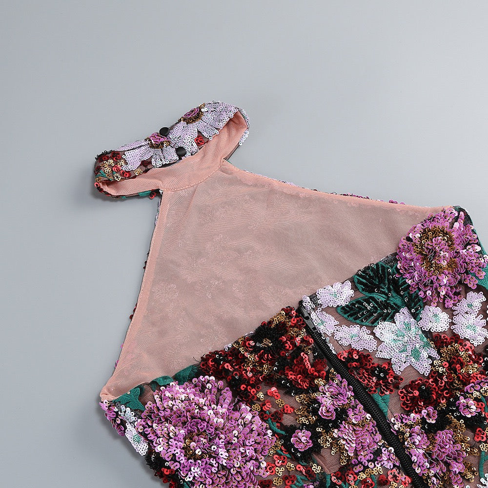 Colorful flowers dress
