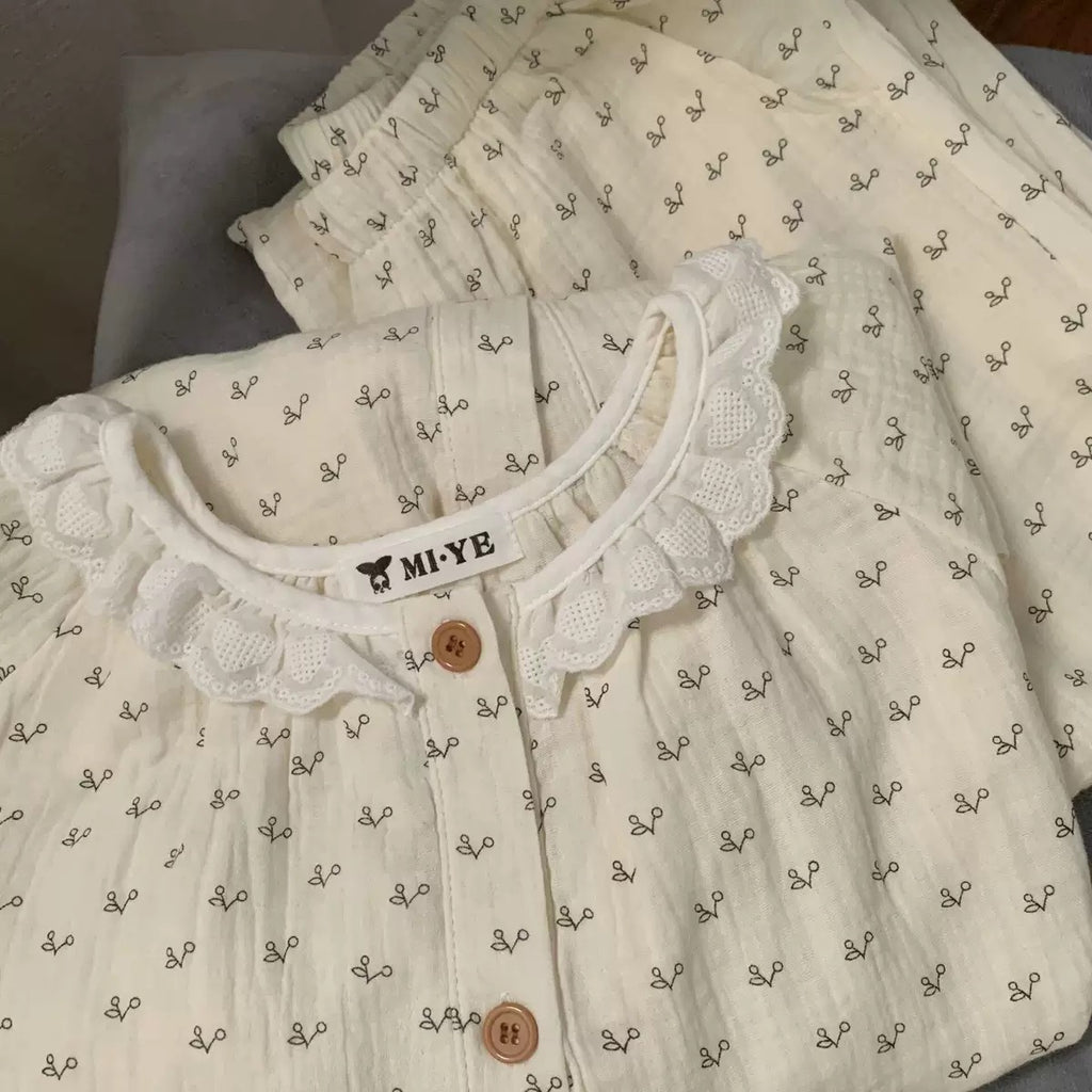 Cloud cotton woman pijama set