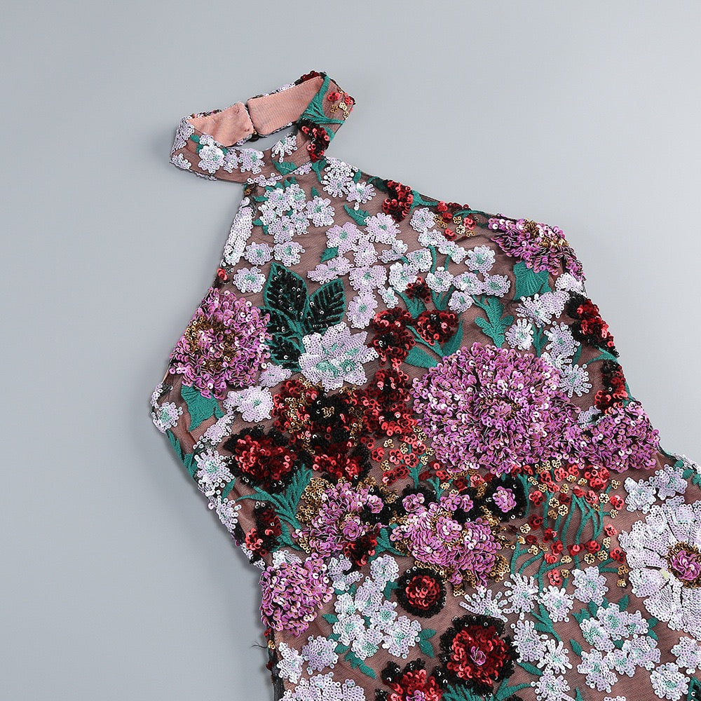 Colorful flowers dress