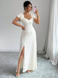 White elegant dress