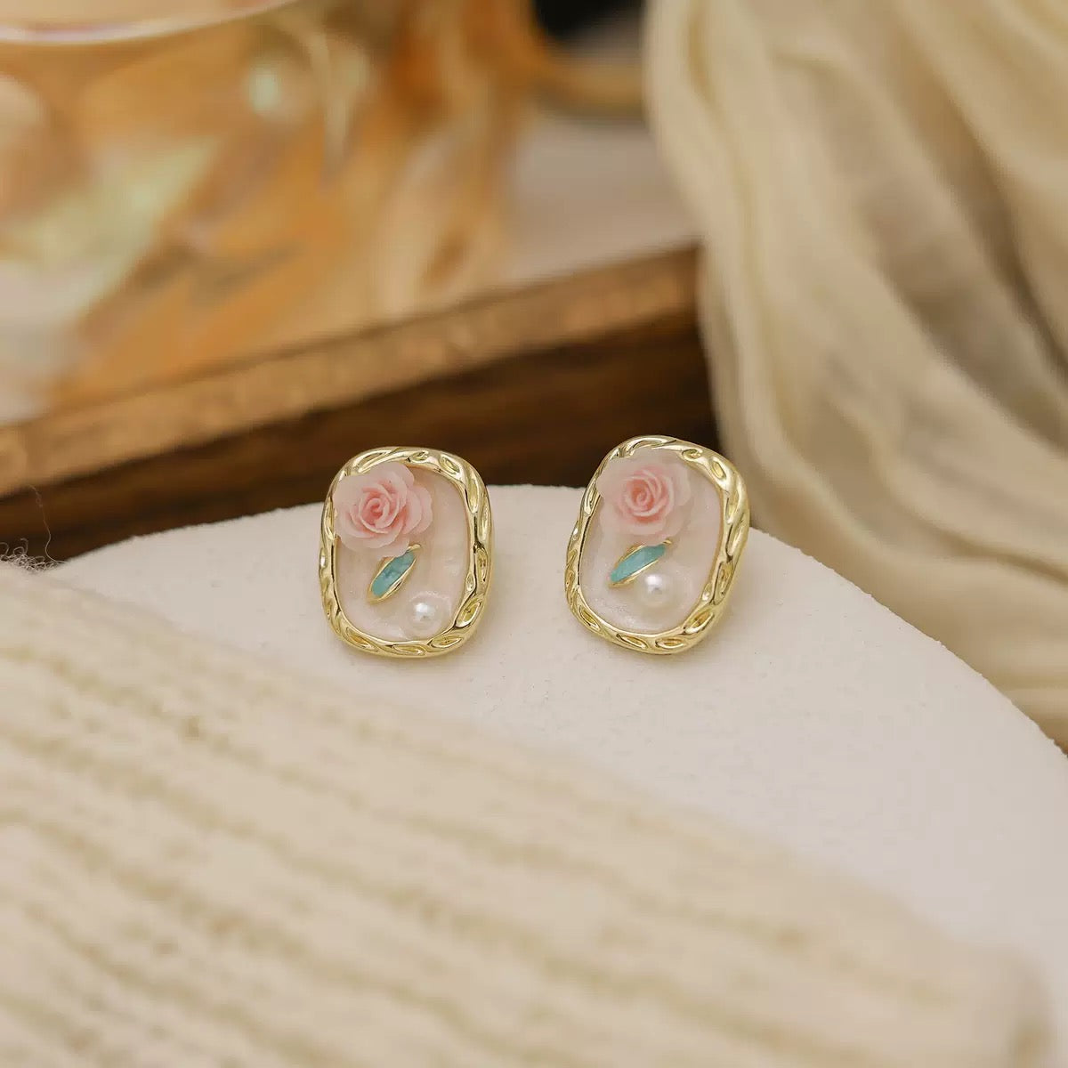 French style vintage earrings
