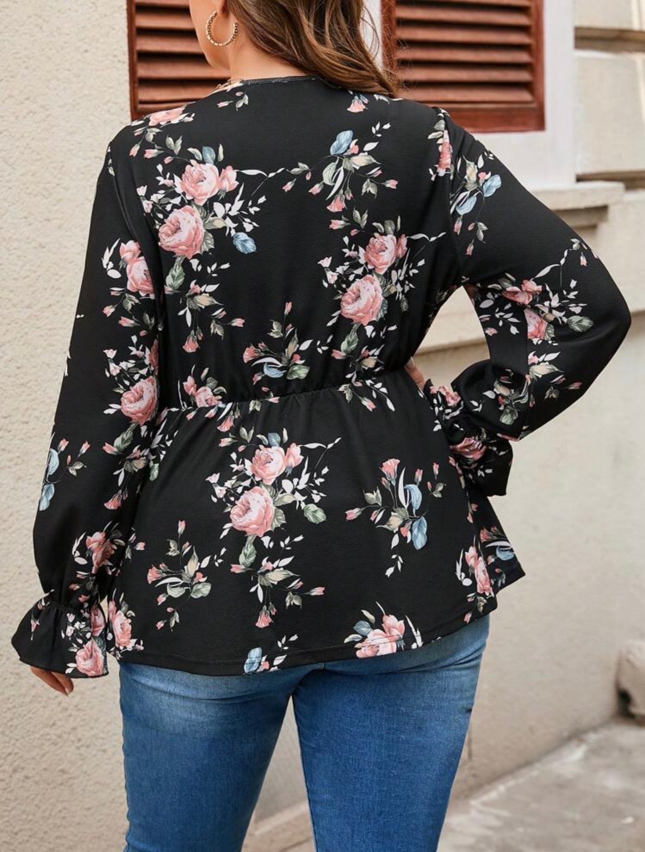 Shein plus size blouse