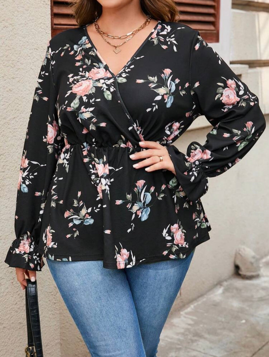 Shein plus size blouse