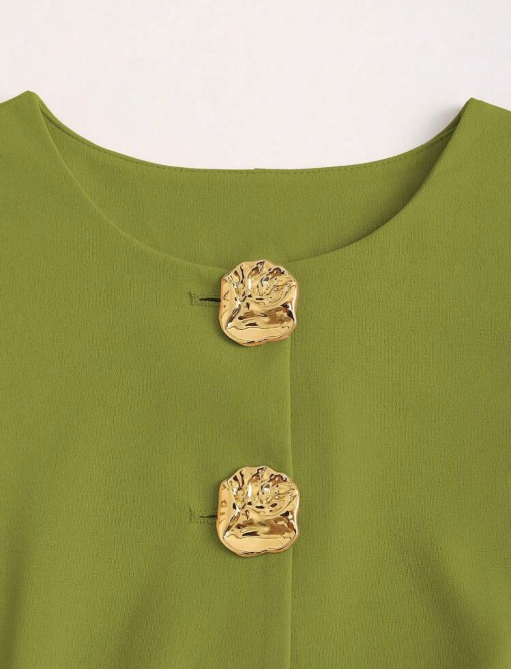 Woman green set (vest+skirt)