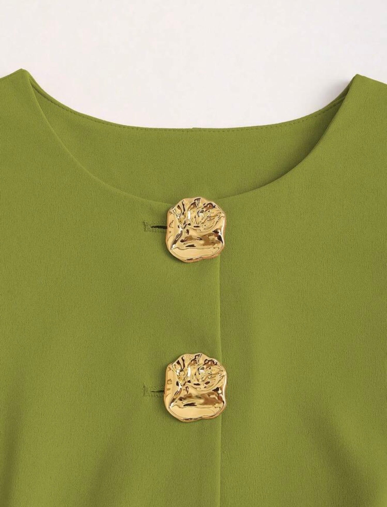 Woman green set (vest+skirt)