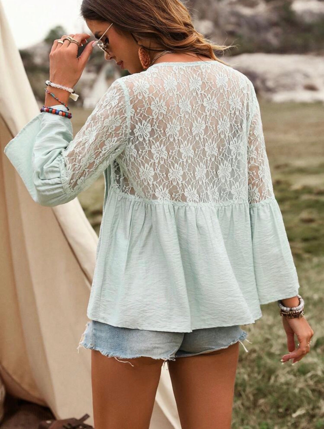 Shein lace blouse