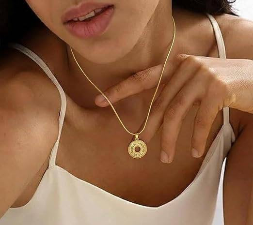 Egyptian coin necklace
