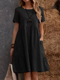 linen casual dress
