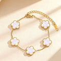 White flower bracelet
