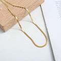 Simple stainless steel necklace