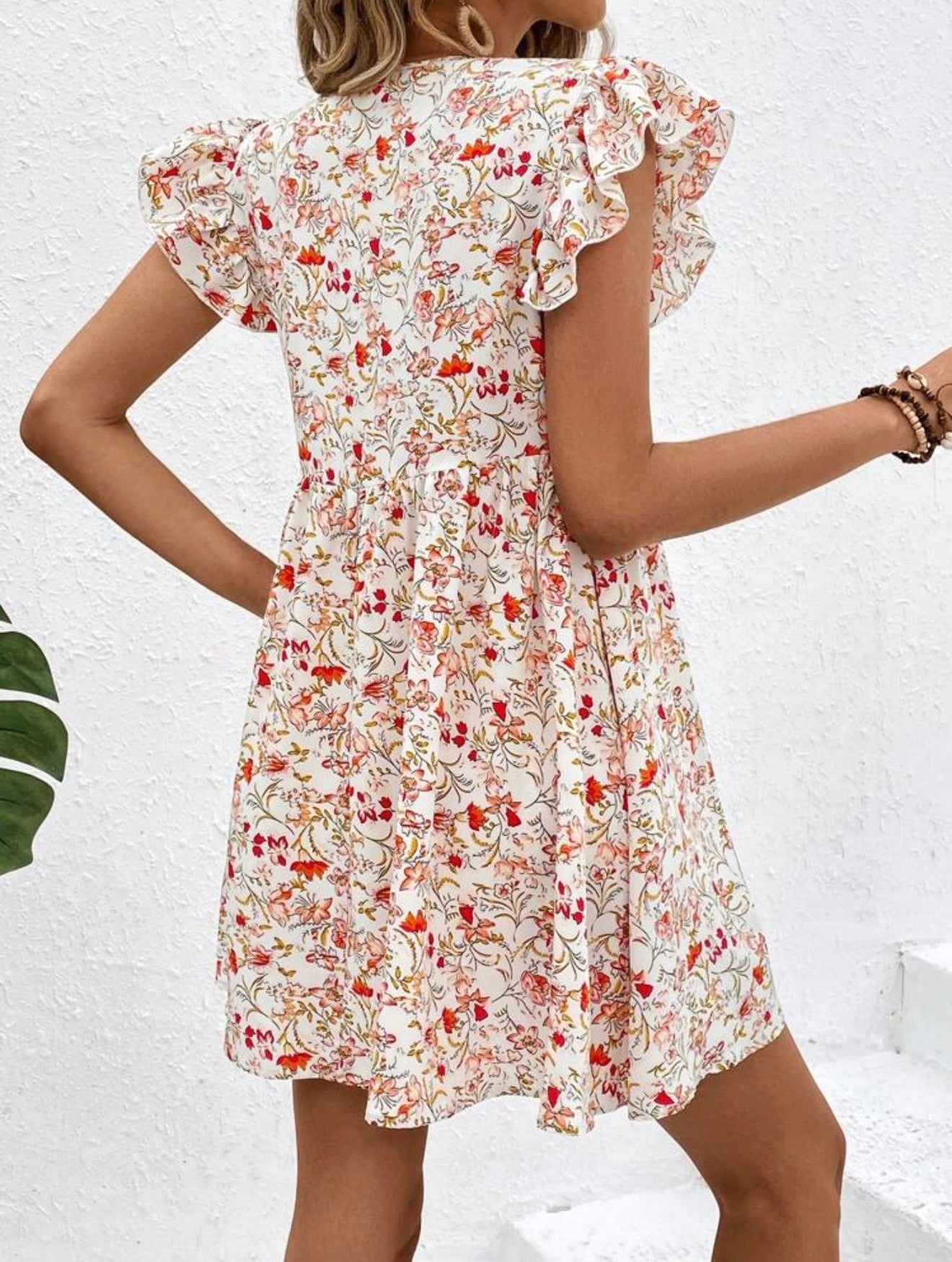 Shein floral dress