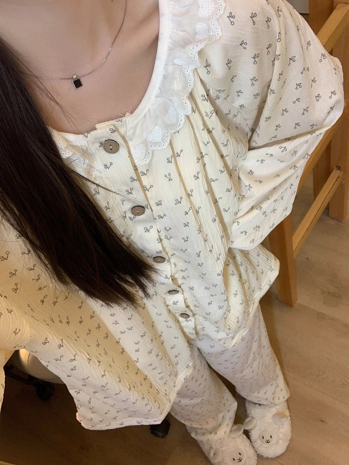 Cloud cotton woman pijama set