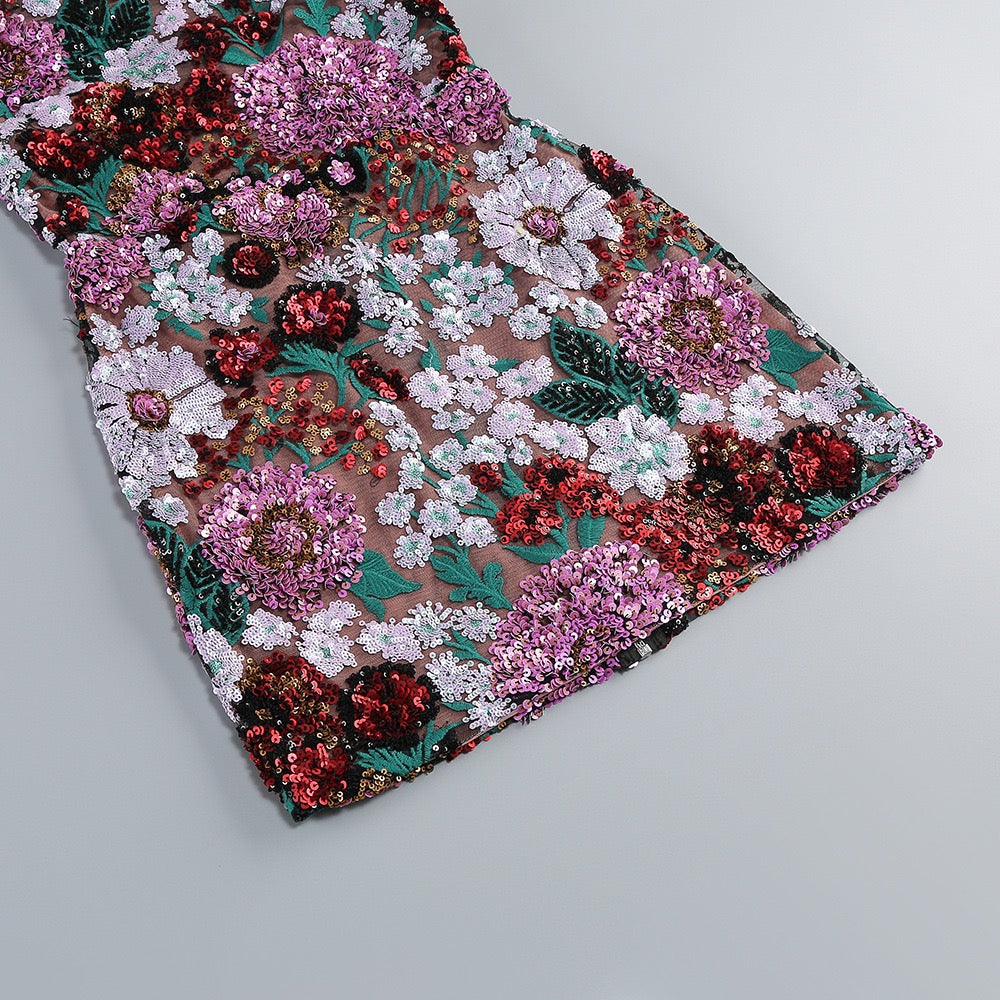 Colorful flowers dress